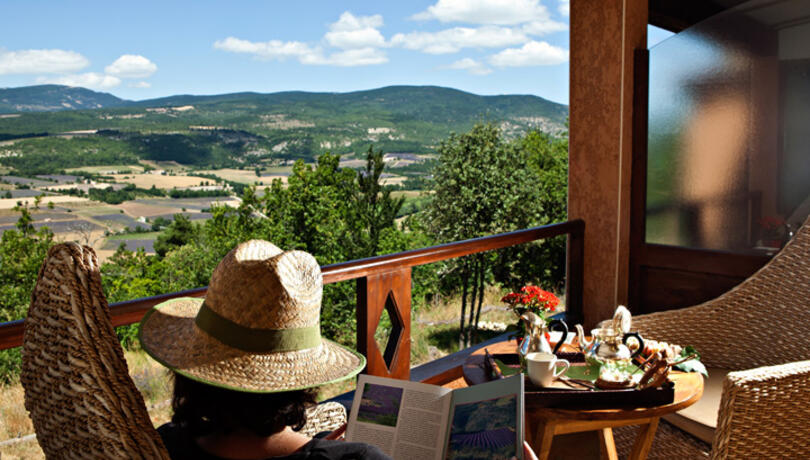 Hostellerie Val de Sault - Terrasse